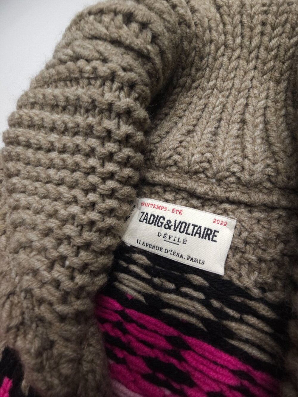 Zadig & Voltaire Zelly Tiger Cardigan M / L - Picture 6 of 10